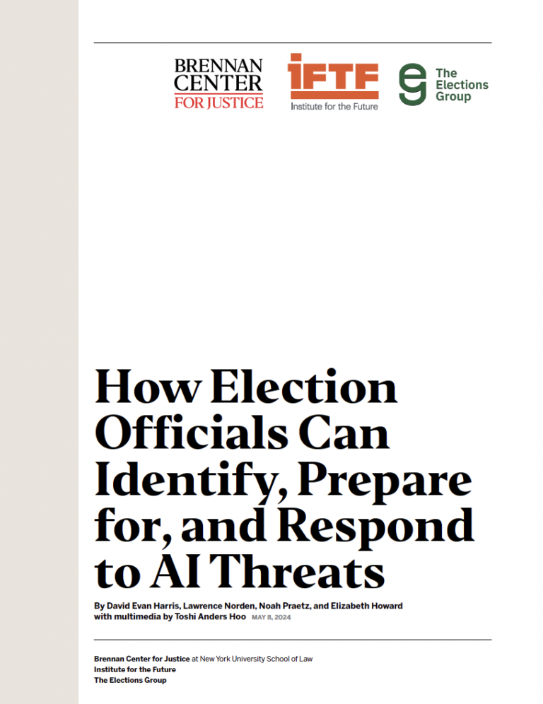 Brennan Center for Justice report cover thumbnail